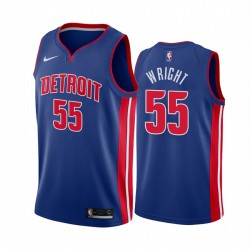 Delon Wright Detroit Pistons Blue Icon Edition Camisetas