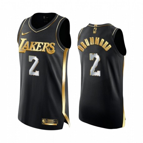 Los Ángeles Lakers Andre Drummond Negro Golden Edition 17x Champs Camiseta