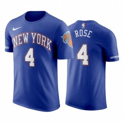 Derrick Rose Knicks & 4 Icon Edition Blue camiseta