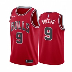 Nikola Vucevic Chicago Bulls Red Icon Edition 2021 Comercio Camiseta