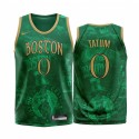 Boston Celtics Jayson Tatum # 0 Negro 2020 Fashion Edition Camiseta