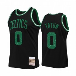 Boston Celtics Jayson Tatum Negro Rings Collection HWC Camiseta # 0