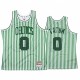 Jayson Tatum & 0 Boston Celtics Estrellas verdes y rayas Camiseta