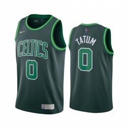 2020-21 Boston Celtics Jayson Tatum Ganed Edition Green # 0 Camiseta