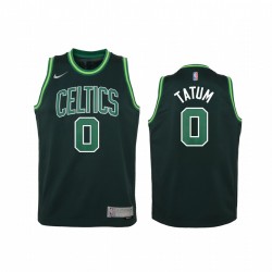 Boston Celtics Jayson Tatum 2021 Greneed Edition Green Youth Camiseta Swingman # 0