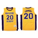 Filadelfia 76ers Ben Simmons Yellow Montverde Academy High School Basketball Camiseta