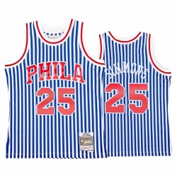 Filadelfia 76ers Ben Simmons y 25 Azul Rayed Camiseta
