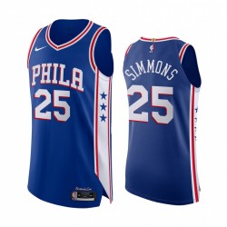 Ben Simmons Philadelphia 76ers Royal Icon Authentic 2020-21 Camiseta
