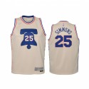 Filadelfia 76ers Ben Simmons 2021 Ganado Edition Cream Juvenil Camiseta Swingman # 25