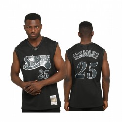 Ben Simmons Philadelphia 76ers 2021 Hardwood Classics Negro Camiseta Limited Asignación