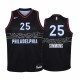 Ben Simmons Philadelphia 76ers 2020-21 Edición de la ciudad Juvenil Camiseta - Negro