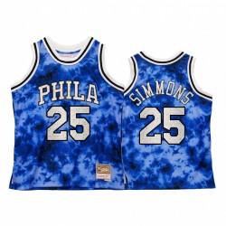 Filadelfia 76ers Ben Simmons Galaxy Constelación Camiseta Hombres Royal Vintage