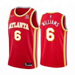 Lou Williams Atlanta Hawks 2021 Icon Edition Red & 6 Camiseta Swingman