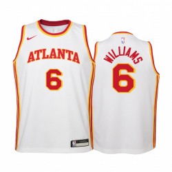 Atlanta Hawks Lou Williams 2021 Association Edition Blanco Youth Camiseta Swingman & 6