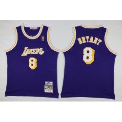 Juventud Los Angeles Lakers y 8 Kobe Bryant Purple Swingman Camiseta