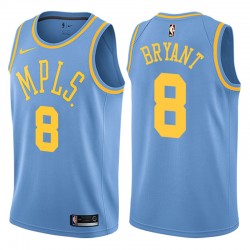 Hombres 2017-18 Los Angeles Lakers & 8 Kobe Bryant Jugador retirado Azul Classic Edición Swingman Camiseta