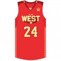Kobe Bryant 2011 NBA All-Star # 24 Rojo Camiseta