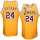 Los Angeles Lakers y 24 Kobe Bryant Showtime showtime camiseta amarilla
