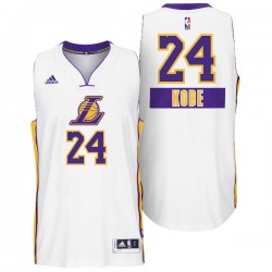 Los Angeles Lakers & 24 Kobe Bryant 2014 Día de Navidad Big Logo Swingman Camiseta
