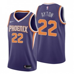 Hombres 2018 Draft NBA Phoenix Suns & 22 Deandre Ayton Icon Edición Azul Swingman Camiseta