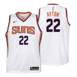 Juventud 2018 Draft de la NBA Phoenix Suns y 22 Deandre Ayton Association Blanco Swingman Camiseta
