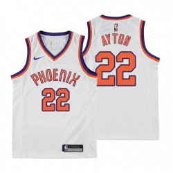 Juventud 2018 Draft de la NBA Phoenix Suns y 22 Deandre Ayton Classic Edición Blanco Swingman Camiseta