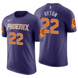 2018 Borrador de la NBA Phoenix Suns # 22 DeandaDre Ayton Icon Edición Azul Nombre y número Camiseta Camiseta