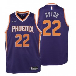 Juventud 2018 Draft de la NBA Phoenix Suns y 22 DEANDRE AYTON ICON ICON EDICION PURPLE SWINGMAN CAMISETA