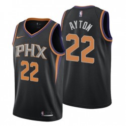 Hombres 2018 Draft de la NBA Phoenix Suns & 22 Deandre Ayton Declaración Negro Sking Camiseta