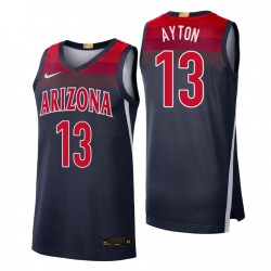 College Basketball Arizona Wildcats & 13 Deandre Ayton Navy Camiseta