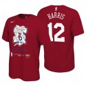 Filadelfia 76ers Mantra 2021 Playoffs de la NBA Rojo Tobias Harris # 12 Camiseta