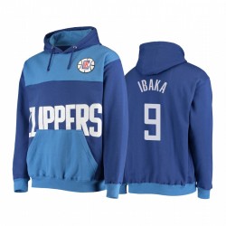 SERGE IBAKA LOS ANGELES CLIPPORES Oversized Wordmark Hoodie Jersey real