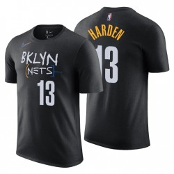 Brooklyn Nets City T-shirt James Harden 13 Negro 2020-21