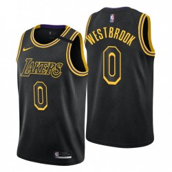 Los Angeles Lakers Russell Westbrook Camiseta Mamba 0 Negro