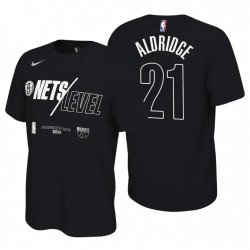Brooklyn Nets 2021 Playoffs NBA Negro Lamarcus Aldridge y 21 Mantra Camiseta