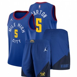 Denver Nuggets Nike Declaración EDICIÓN Will Barton 5 Azul Gym Outfits