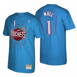 Houston Rockets Mitchell& Ness Reload 2.0 John Wall # 1 Azul Camiseta