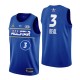 Washington Wizards No.3 Bradley Beal 2021 NBA All-Star Azul Camiseta