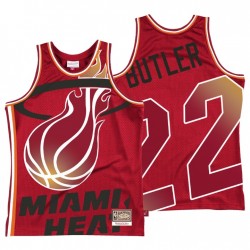 Jimmy Butler 22 No. Miami Heat Mitchell& Ness Rojo Hardwood Classics Blown Out Camiseta