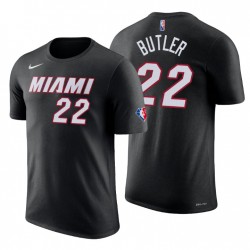 Miami Heat Jimmy Butler # 22 75 aniversario Diamante Negro camiseta