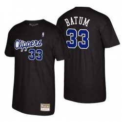 Los Angeles Clippers # 33 Nicolas Batum Mitchell& Ness Reload 2.0 Negro camiseta