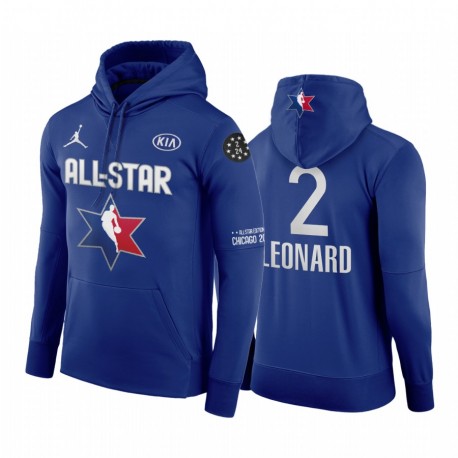 2020 NBA All-Star Game Hoodie Western Conference Los Angeles Clippers Kawhi Leonard & 2 Navy