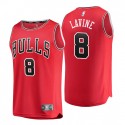 Chicago Bulls Zach Lavine # 8 Réplica Rojo Camiseta - Icono