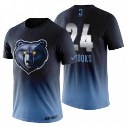 Memphis Grizzlies hombres # 24 Royal Midnight Mascot Dillon Brooks Camiseta
