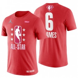 Los Ángeles Lakers Lebron James 2022 NBA All-Star Maroon 75th Camiseta