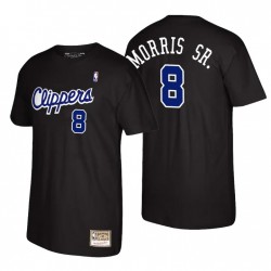 LOS ÁNGELES CLIPPORES # 8 Marcus Morris Sr. Mitchell& Ness Reload 2.0 Negro Camiseta