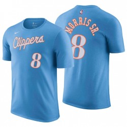 Los Angeles Clippers 2021-22 City Edición Marcus Morris Sr. # 8 Camiseta Azul