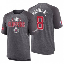 2022 Los Angeles Clippers Noches Ene-Be-a Marcus Morris Sr. Charcoal T-Shirt