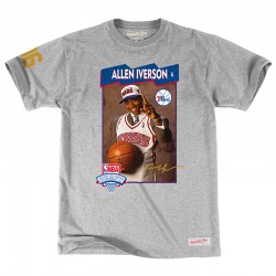 Mitchell& ness Filadelfia 76ers # 3 Allen Iverson 1996 Draft Pick Grey Camiseta