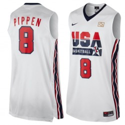 Scottie Pippen USA 1992 Team Dream Authentic Blanco Camiseta
